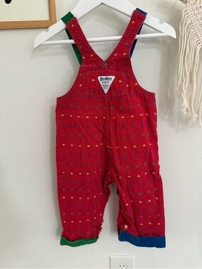 Vintage Oshkosh - suspender/overall geo pants - 18m